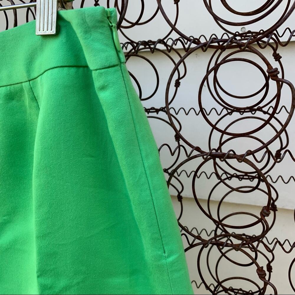Pendleton skirt blazer set green silk blend size 6 - Picture 10 of 12